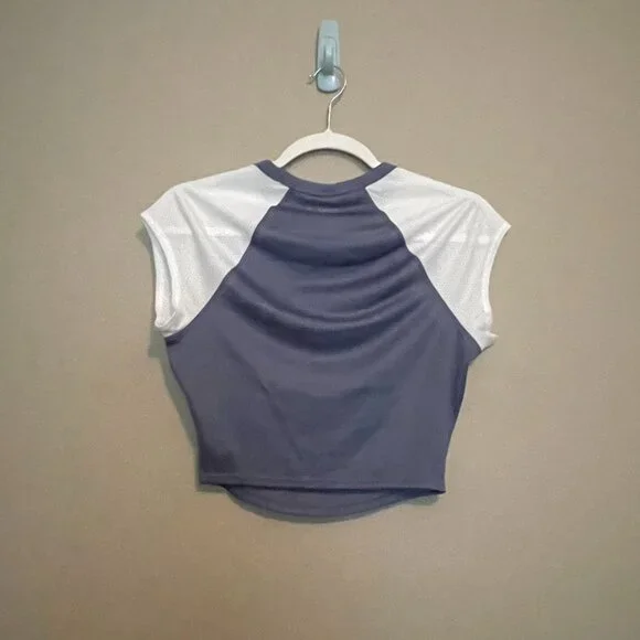 Victoria's Secret, PINK, Cropped Basketball Mesh Tee, NEW! - Picture 4 of 6